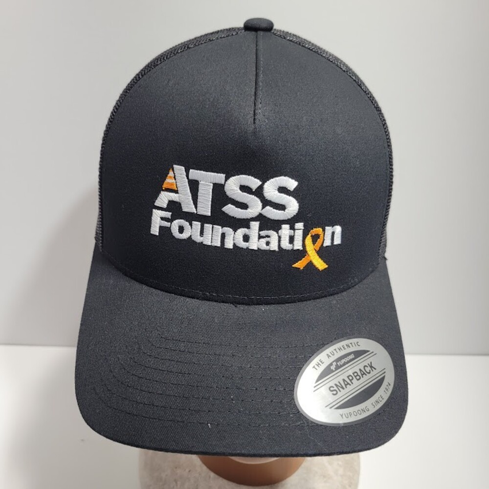 Yupoong ATSS Foundation Black Mesh Snapback Cap Hat